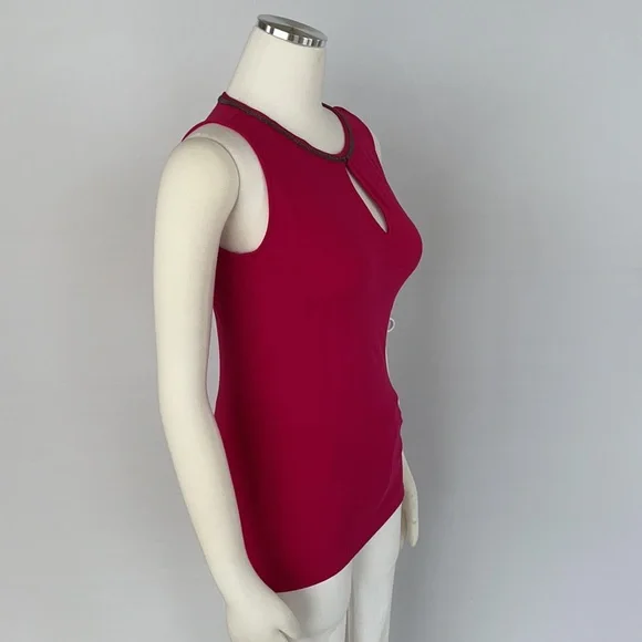 WHBM Sleeveless Top Red Size X Small - Picture 4 of 16